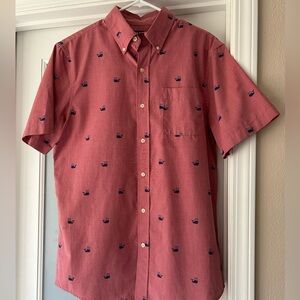 Men’s Size M Chaps “Whale” spring button up